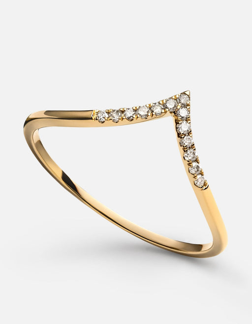 Miansai Rings Astor Ring, 14k Gold Pavé