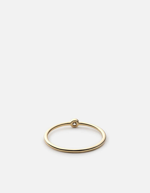 Miansai Rings Iris Ring, 14k Gold Pavé