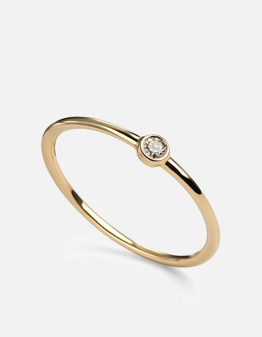 Miansai Rings Iris Ring, 14k Gold Pavé
