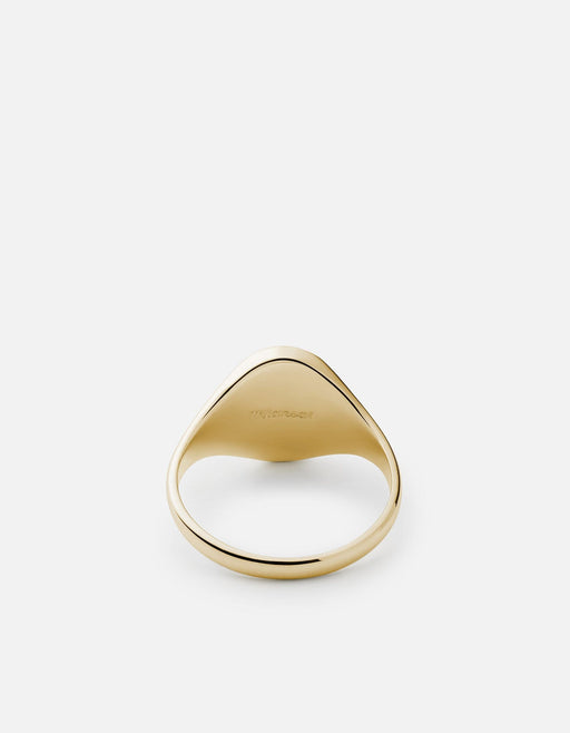 Miansai Rings Heritage Ring, Gold Vermeil/Black