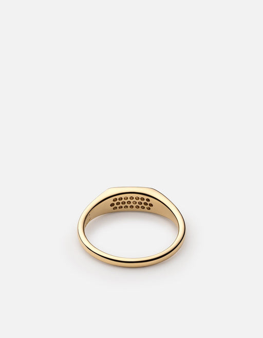 Miansai Rings Pax Ring, Gold Vermeil/Sapphire