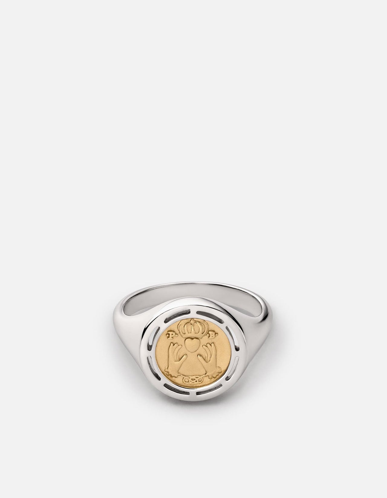 Test of Time Ring, Sterling Silver/Gold Vermeil | Men\'s Rings | Miansai