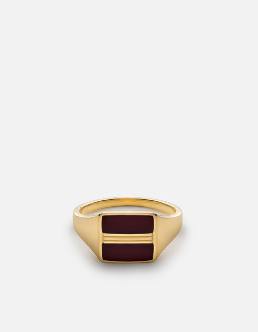 Miansai Rings Cardinal Ring, Gold Vermeil/Red Red / 8