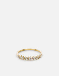 Miansai Rings Amara Ring, 14k Gold/Pavé Polished Gold w/ Pave / 5