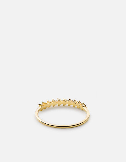 Miansai Rings Amara Ring, 14k Gold/Pavé