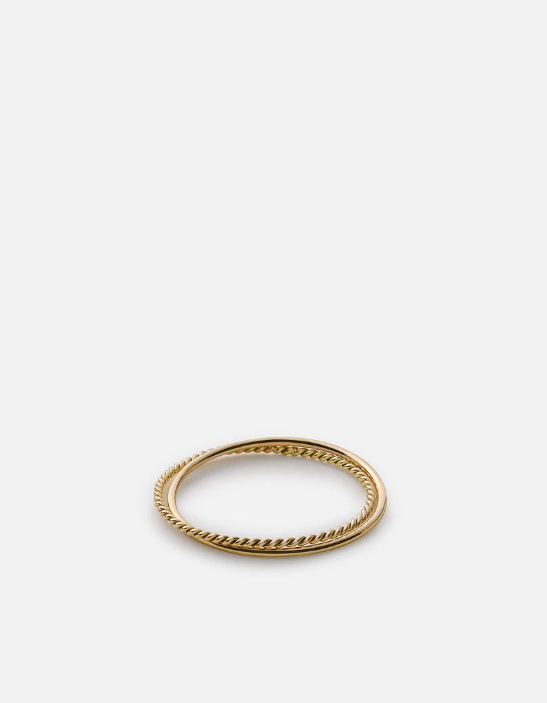 Miansai Rings Saturn Ring, 14k Gold Polished Gold / 5