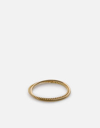 Miansai Rings Saturn Ring, 14k Gold Polished Gold / 5