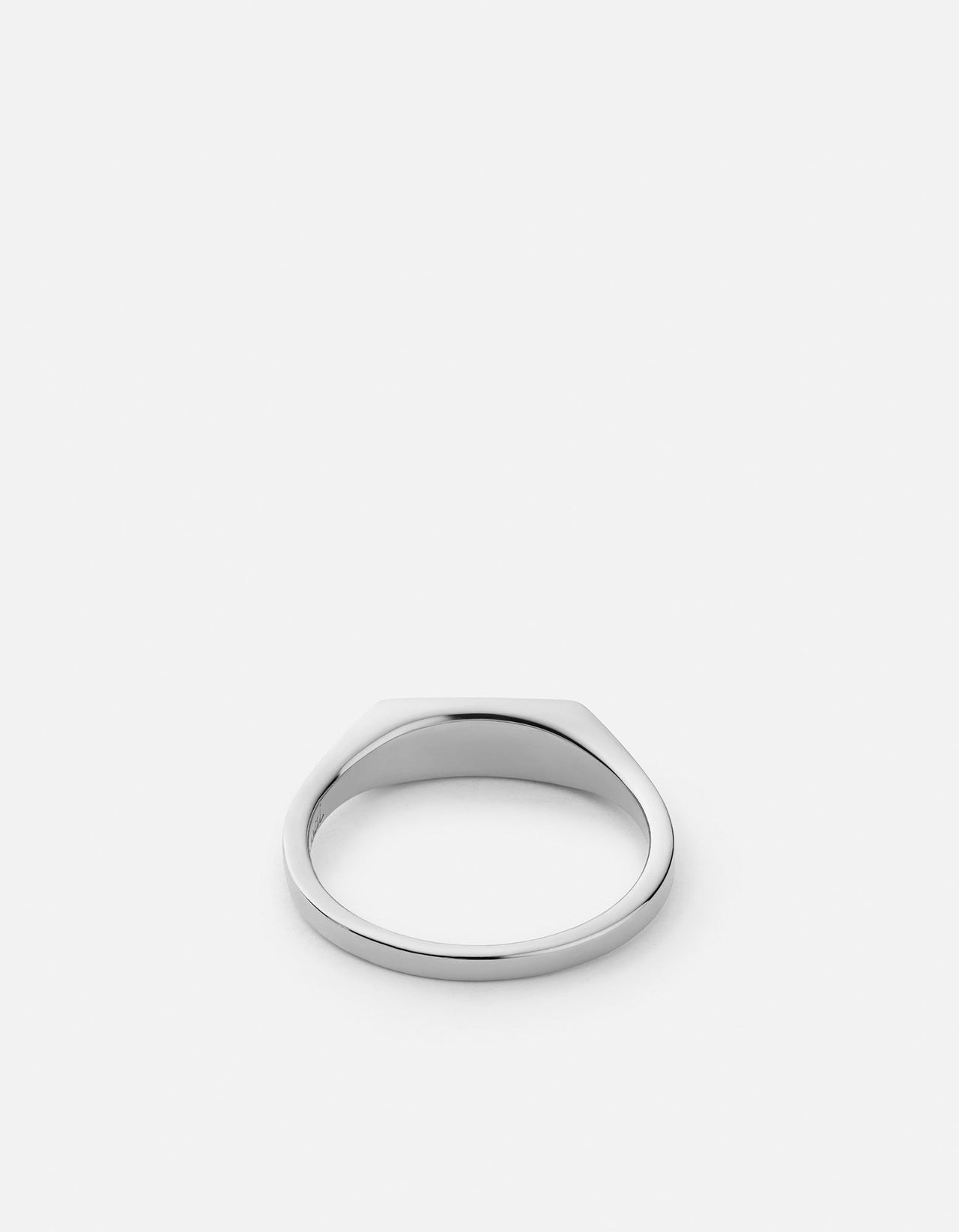Unique & Co Steel Ring with Black Line Centre 7mm