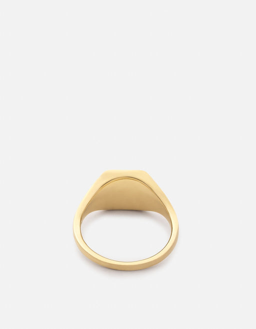 Miansai Rings Scorpius Ring, Gold Vermeil/Black