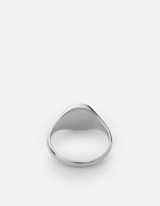 Miansai Rings Empire Ring, Sterling Silver/Black