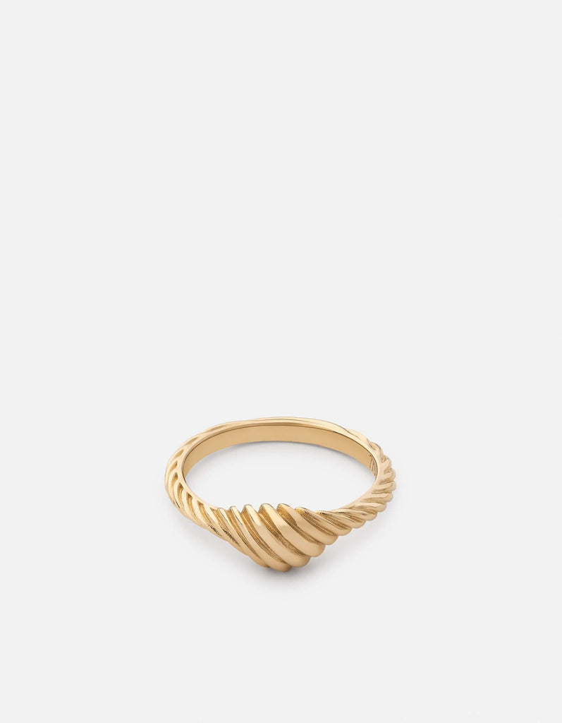 Miansai Rings Thalia Ring, Gold Vermeil Polished Gold / 5