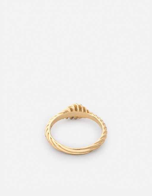 Miansai Rings Thalia Ring, Gold Vermeil