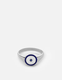 Miansai Rings Opus Sapphire Ring, Sterling Silver/Blue Blue / 8