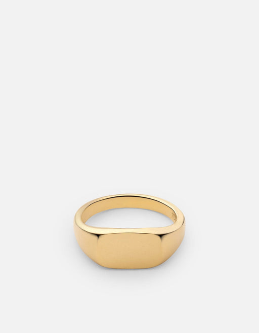 Miansai Rings Arden Ring, Gold Vermeil Polished Gold / 8