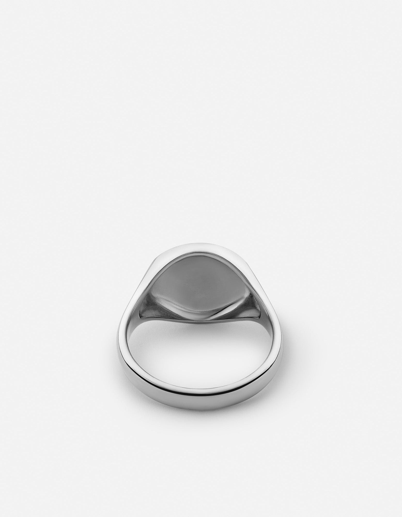 Men's Wells Signet Ring, Sterling Silver | Miansai