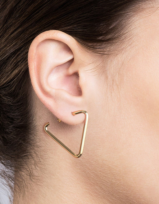 Miansai Earrings Eden Earrings, Gold Vermeil Polished Gold / S - Pair