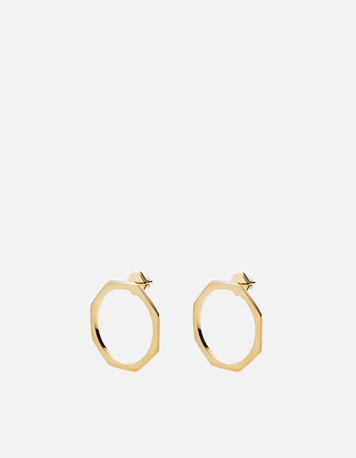 Miansai Earrings Ponti Earrings, Gold Vermeil Polished Gold / S - Pair