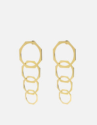 Miansai Earrings Octet Earrings, Gold Vermeil Polished Gold / Pair