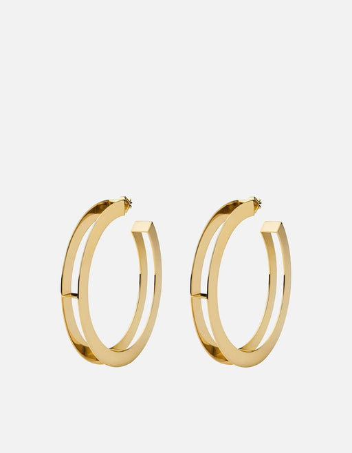 Miansai Earrings Opus Earrings, Gold Polished Gold Vermeil / L - Pair