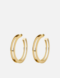 Miansai Earrings Opus Earrings, Gold Polished Gold Plated / L - Pair