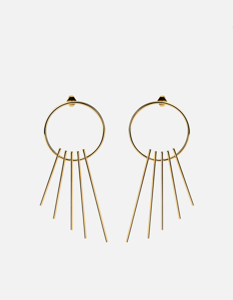 Miansai Earrings Apogee Earrings, Gold Polished Gold / Pair