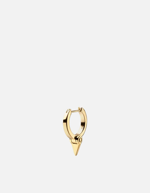 Miansai Earrings Trian Huggie Earring, Gold Vermeil Polished Gold / Single