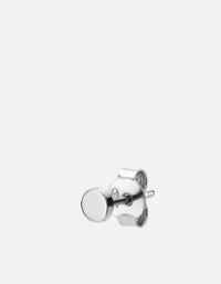 Miansai Earrings Osiris Stud, Sterling Silver Polished Silver / Single / Monogram: No