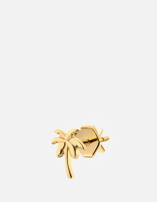 Miansai Earrings Palm Stud Earring, Gold Vermeil Polished Gold / Single