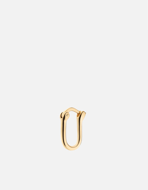 Miansai Earrings Ronan Huggie Earring, Gold Vermeil Polished Gold / Single