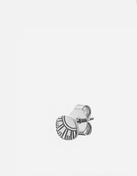 Miansai Earrings Meridian Stud Earring, Sterling Silver Polished Silver / Single