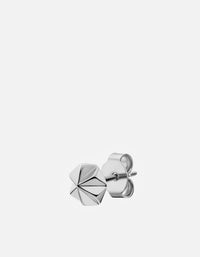 Miansai Earrings Aten Stud Earring, Sterling Silver Polished Silver / Single
