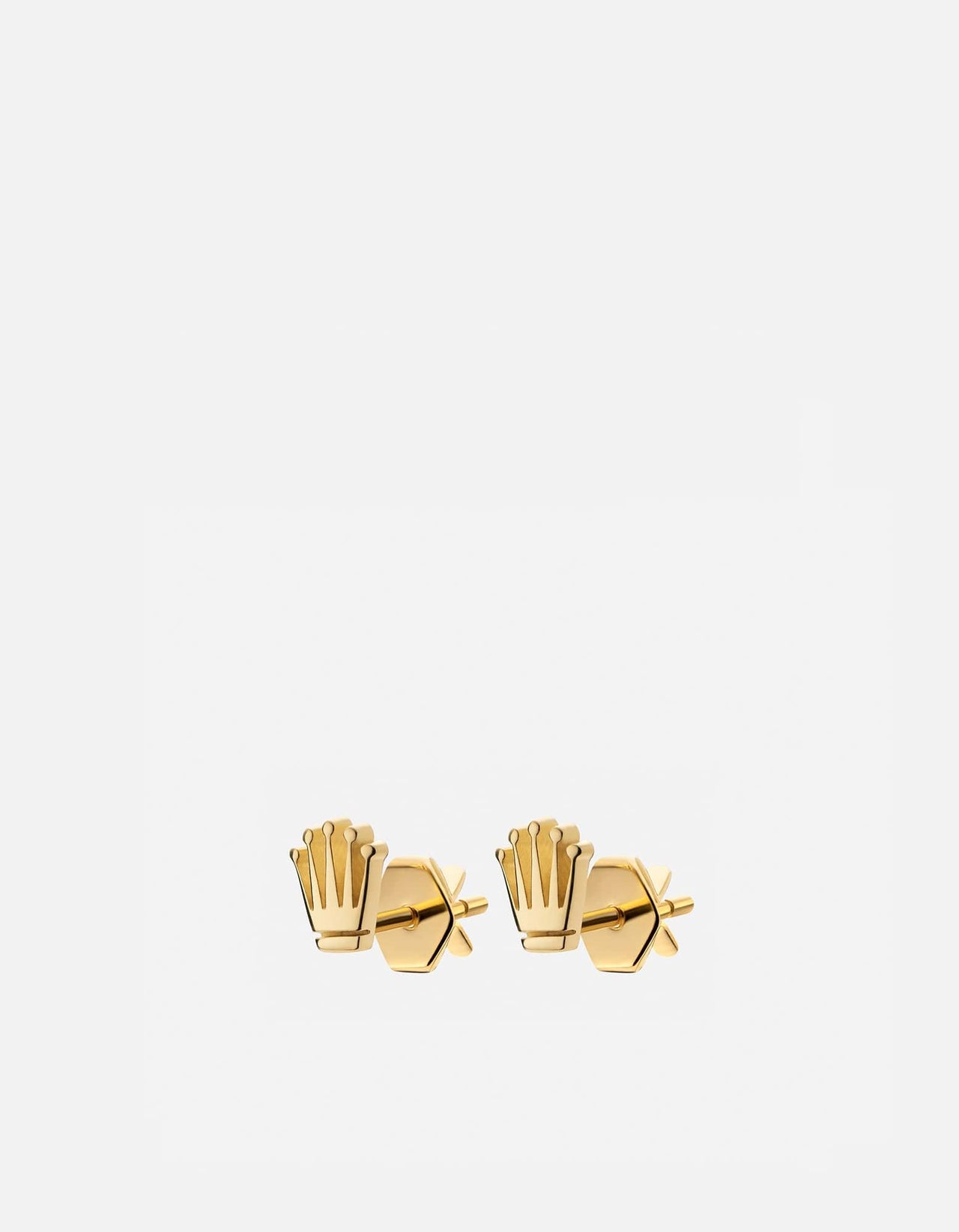 Miansai Women's Empire Stud Earrings, Gold Vermeil
