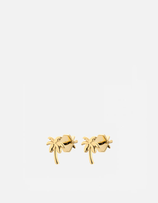 Miansai Earrings Palm Stud Earrings, Gold Vermeil Polished Gold / Pair