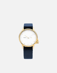 Miansai M24 Japanese M24 II Gold|White Navy Blue Nylon Navy Blue / R / Monogram: No