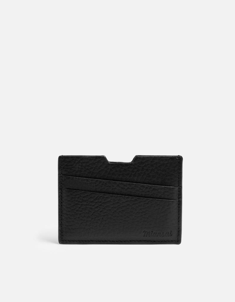 Miansai SLG Modern Cardholder, Textured Black Textured Black / O/S / Monogram: No