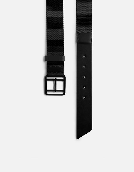 Miansai Belts Webbing Belt, Black/Black