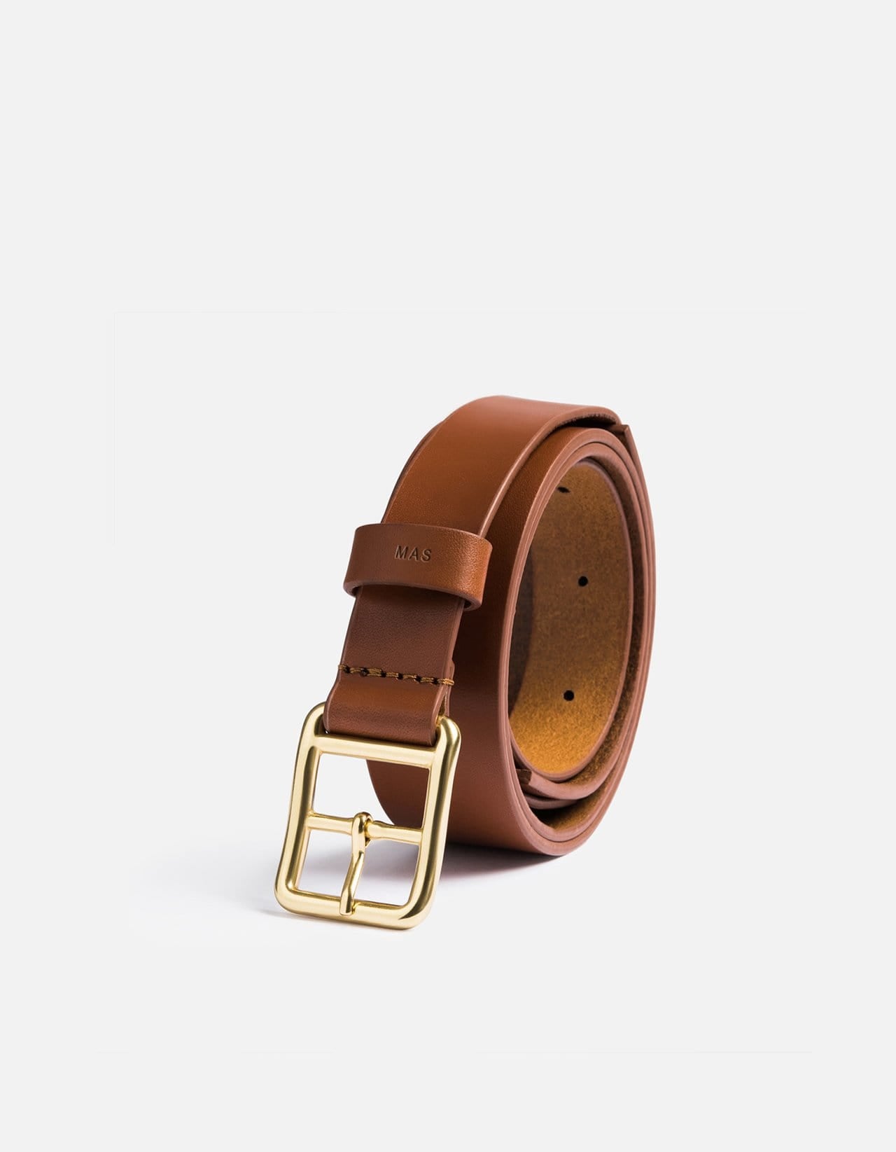 mens cognac belt