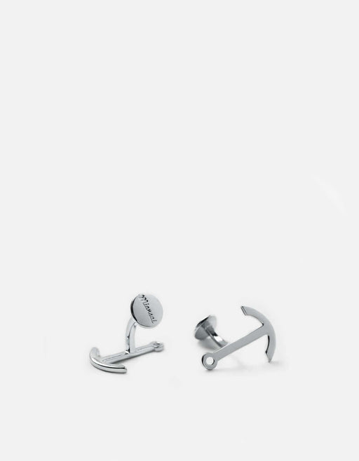 Miansai Cufflinks Modern Anchor Cufflink, Silver Polished Silver / O/S