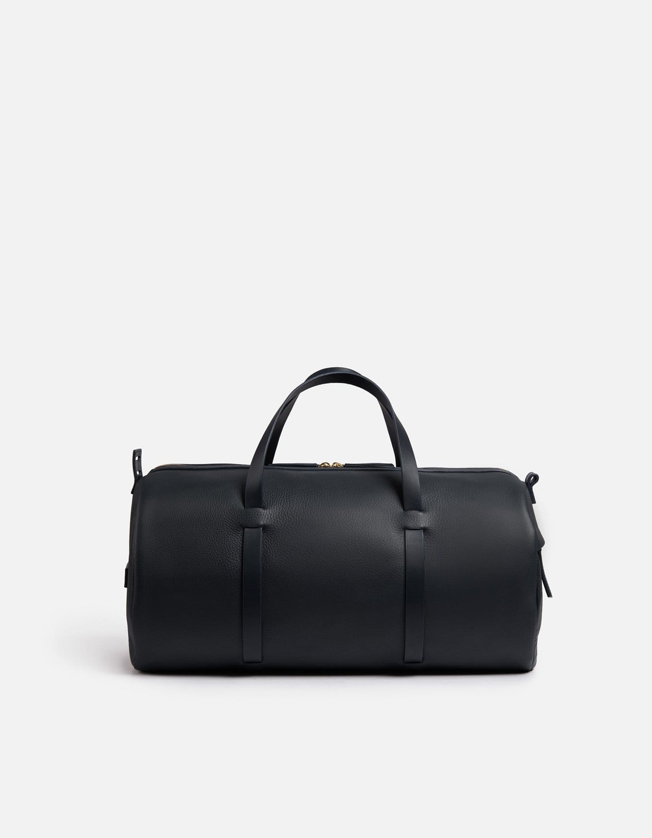 Duval Duffle, Navy Textured Men's Leather Bags Miansai