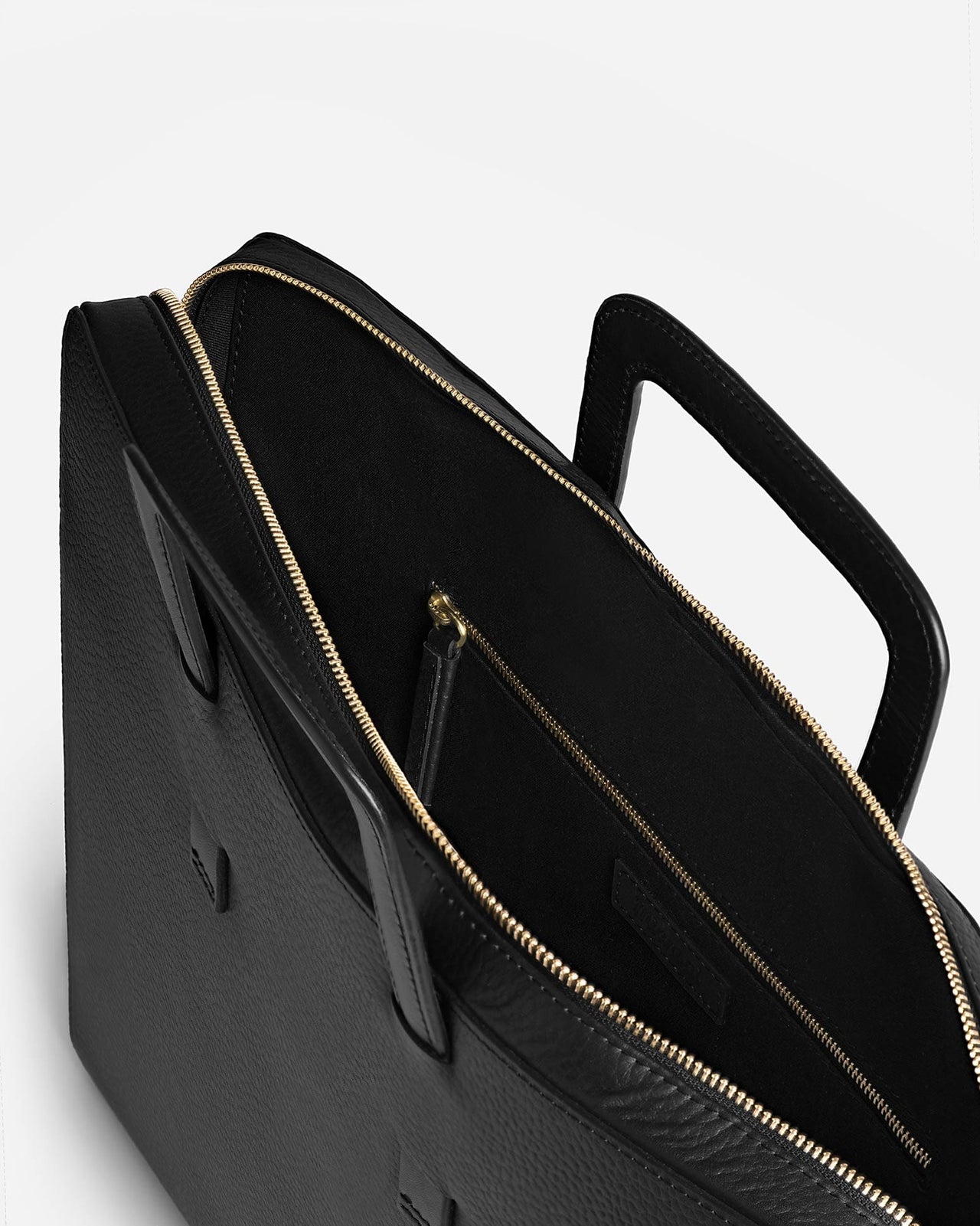 Slim Briefcase, Textured Black | Men