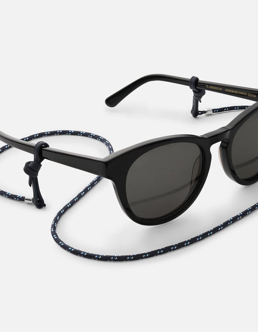 Miansai Sunglasses Nexus Nylon Sunglass Cord, Sterling Silver