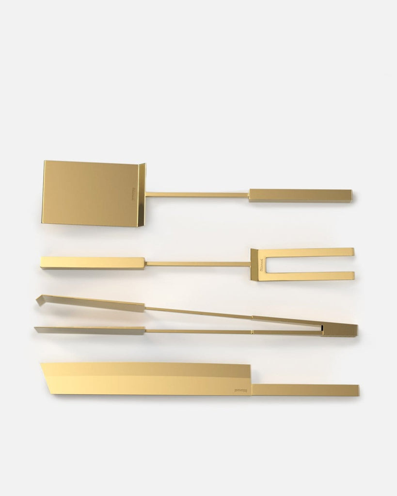 Miansai Dry Goods Grill Set, 14k Gold Polished 14k Gold