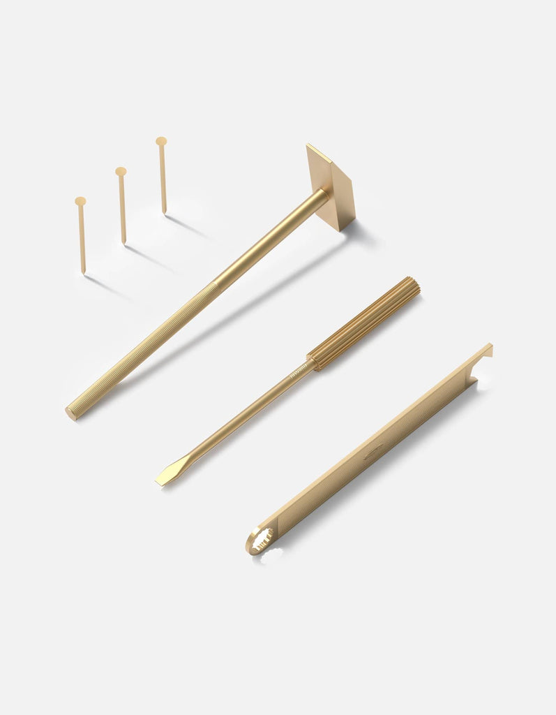 Miansai Dry Goods Tool Kit, 24k Gold Polished Gold