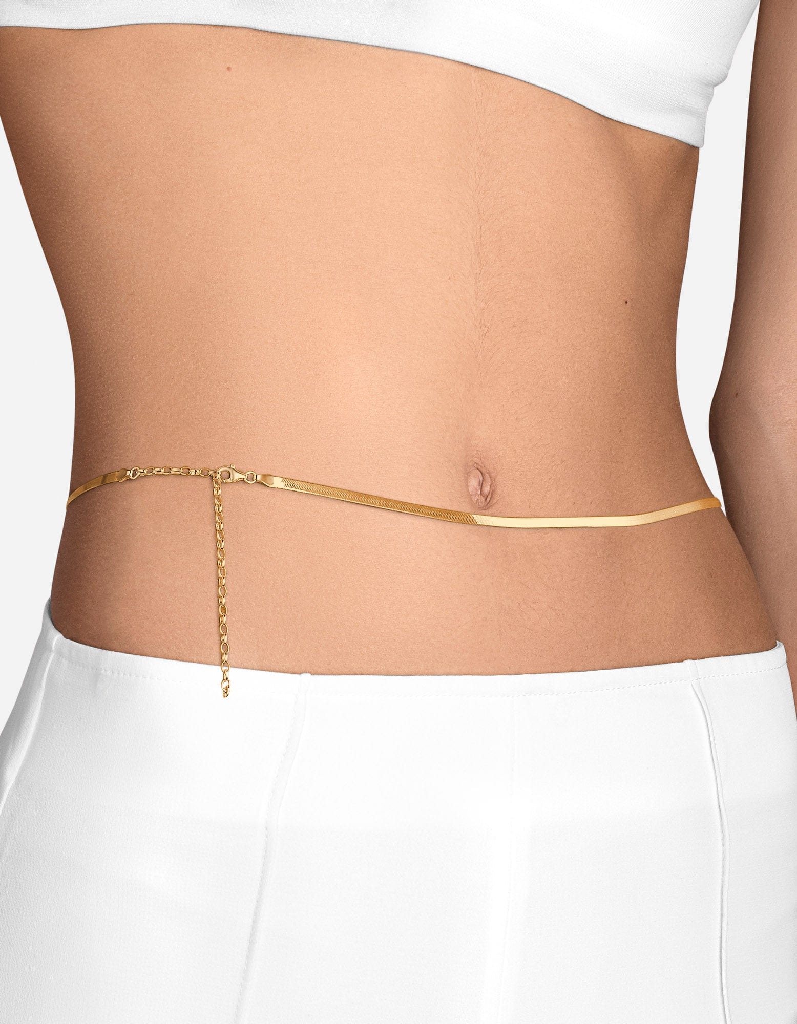 Women's Herringbone Waist Chain, Gold Vermeil | Miansai Women's Herringbone Waist Chain, Gold Vermeil | Miansai