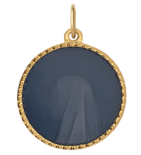 Miansai Pendants Patron Pendant w/ Blue Enamel, Gold Vermeil Blue / O/S
