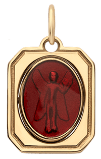 Miansai Pendants Genesis Pendant, Gold Vermeil w/Red/Blue Enamel Red/Blue / O/S