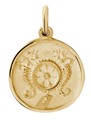 Miansai Pendants Maritime Pendant, Gold Vermeil Polished Gold