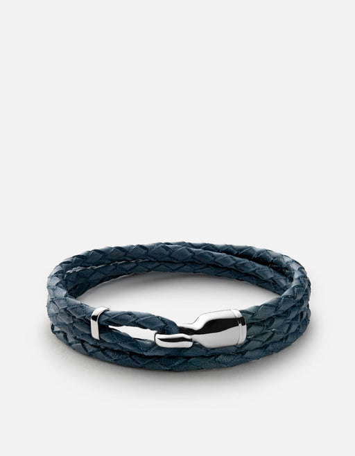 Miansai Bracelets Trice, Sterling Silver Slate / M / Monogram: No