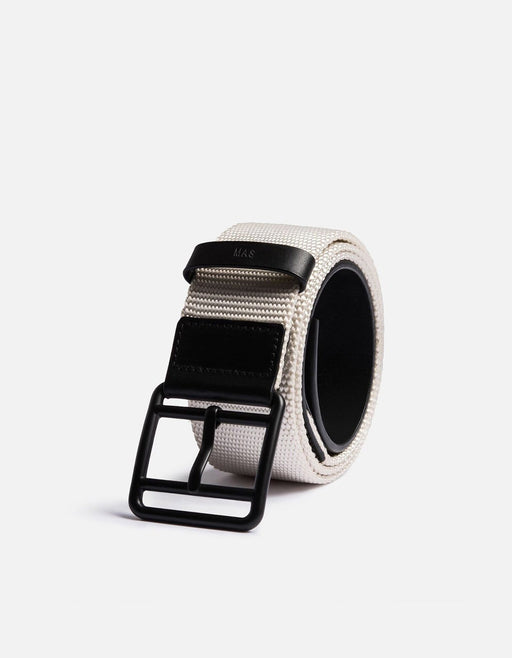 Miansai Belts Webbing Belt, Black/White Black / 30 / Monogram: Yes