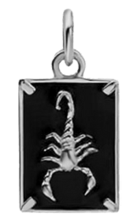 Miansai Pendants Scorpius Pendant, Sterling Silver w/Black Enamel Black